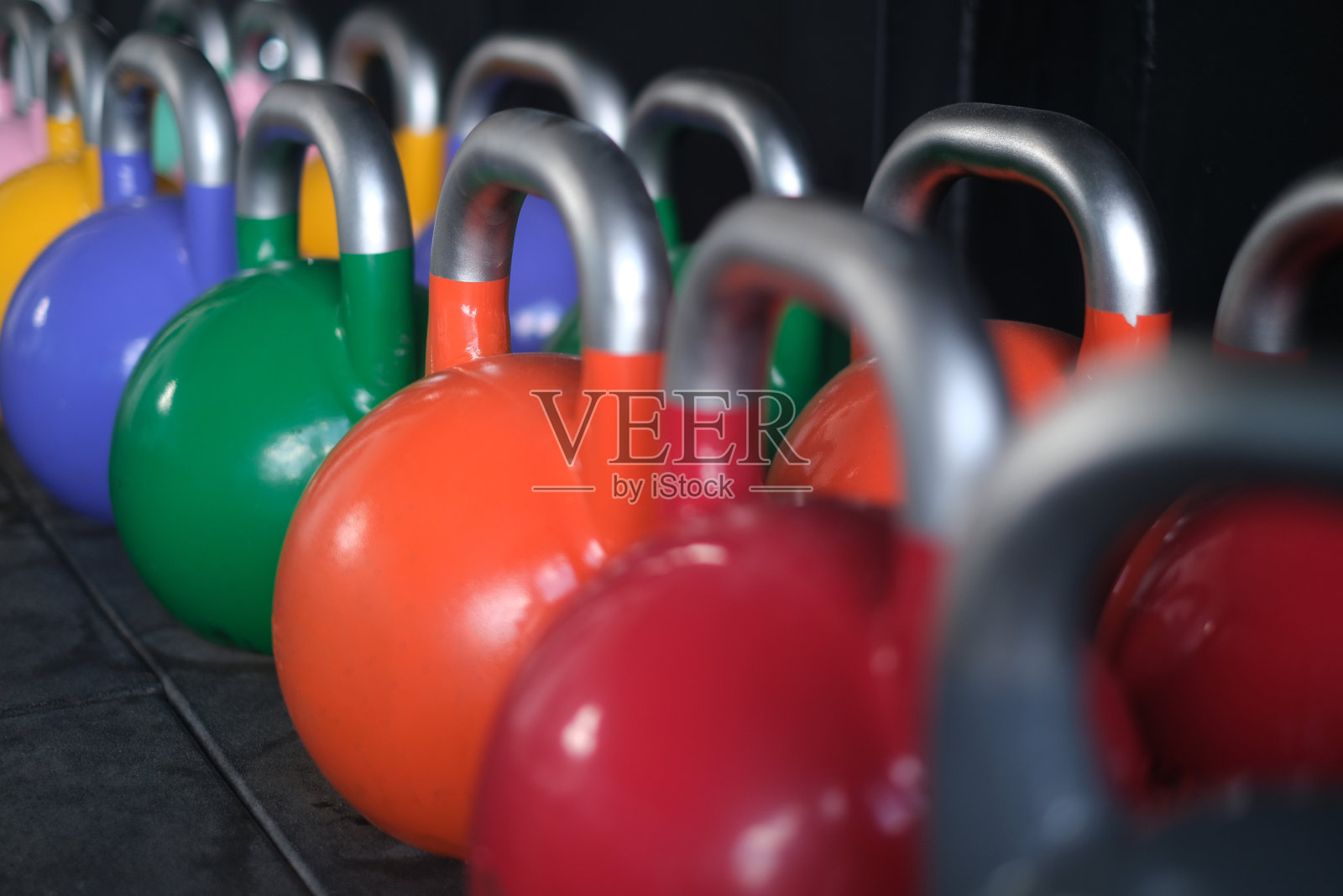 变化多色壶铃重量照片摄影图片