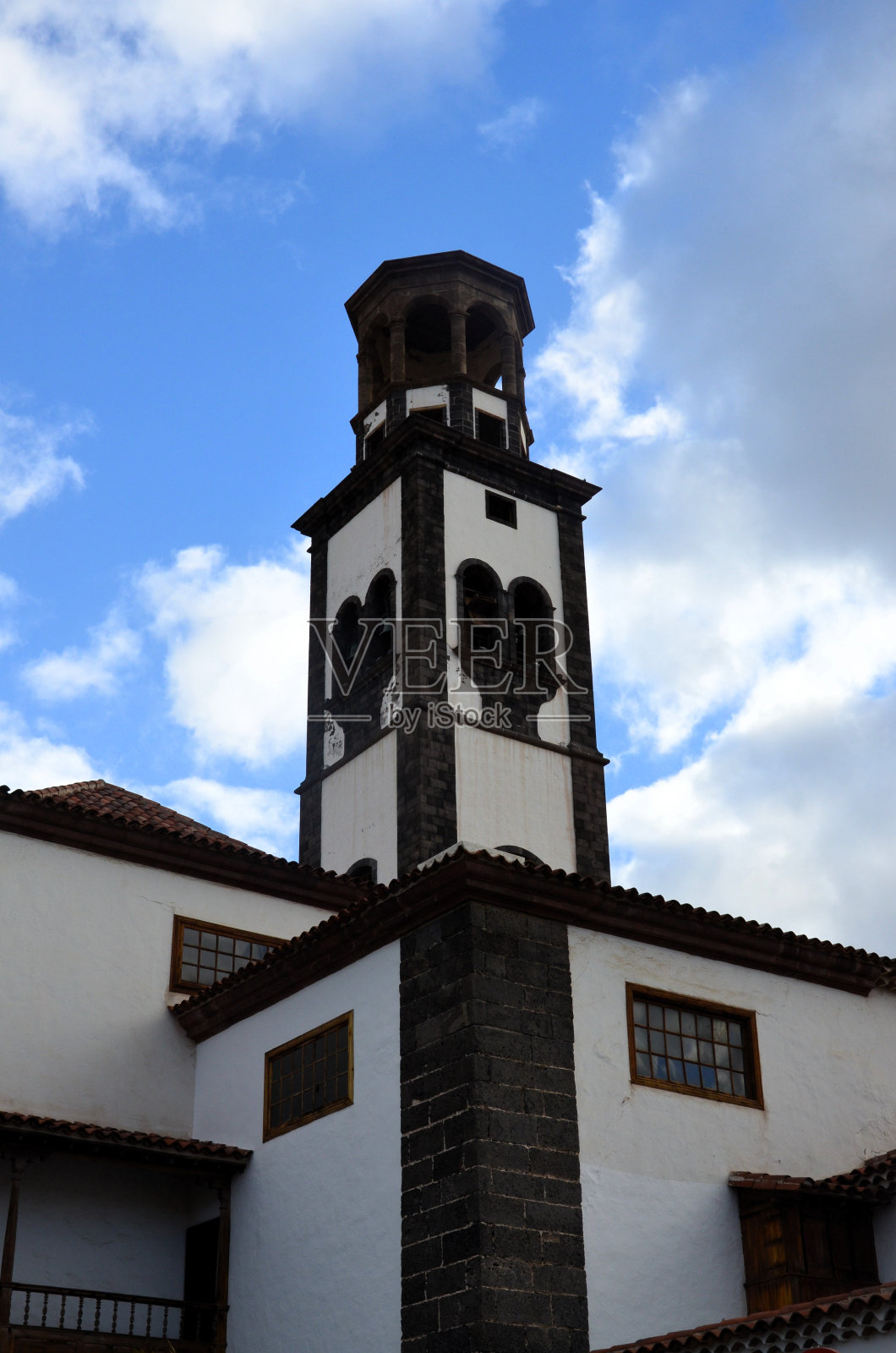 圣克鲁斯圣母教堂，特内里费岛，西班牙加那利群岛。照片摄影图片