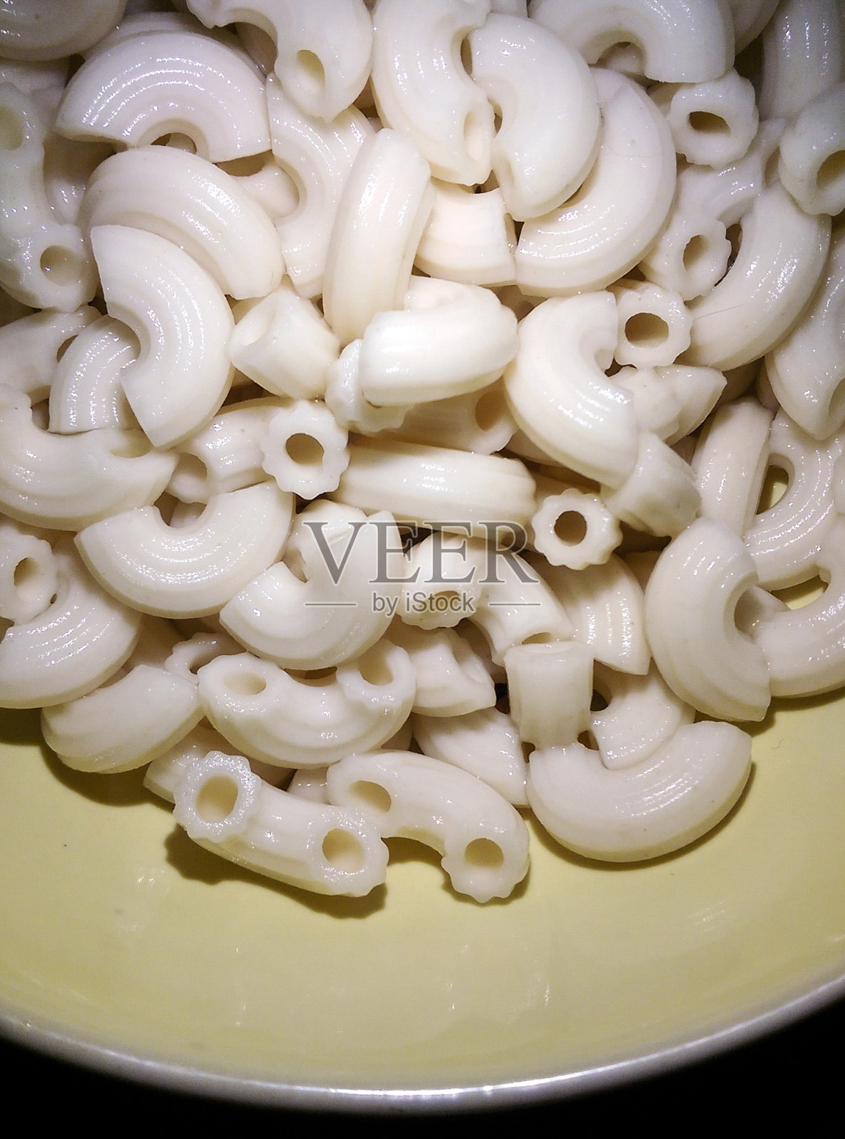 盘子里的通心粉特写照片摄影图片