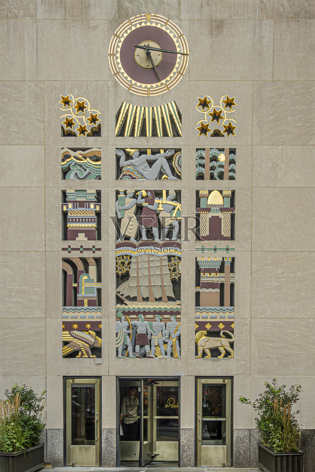 美国纽约Le Rock铜器店入口照片摄影图片