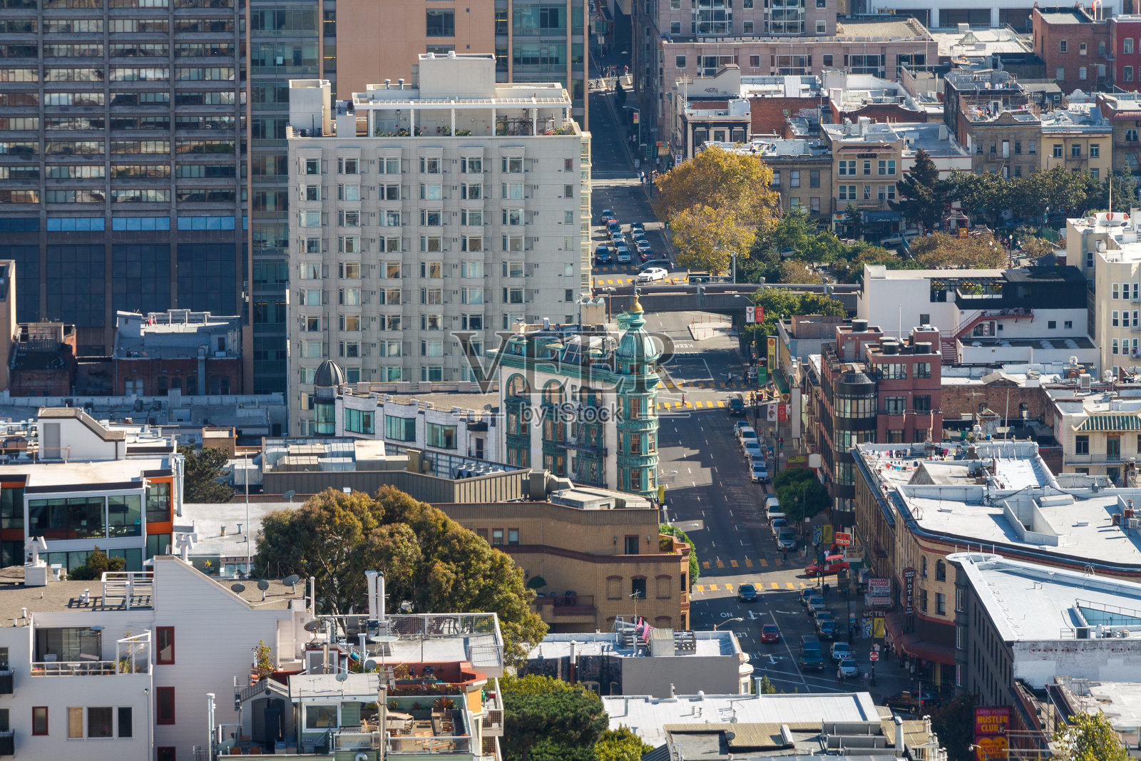 加州旧金山市中心的建筑物照片摄影图片