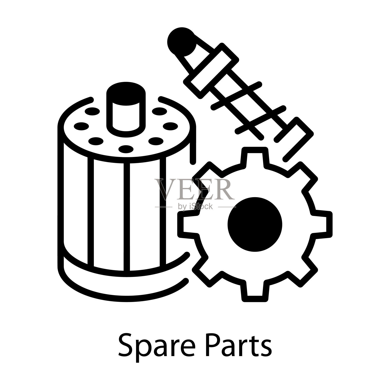 备件插画图片素材