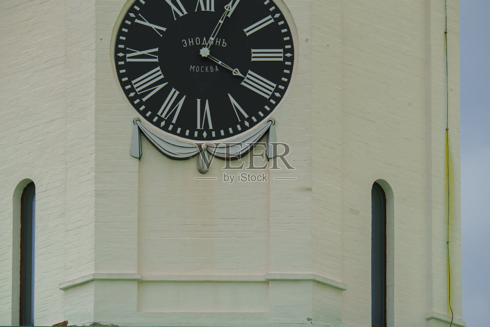 钟楼与罗马数字和装饰元素照片摄影图片