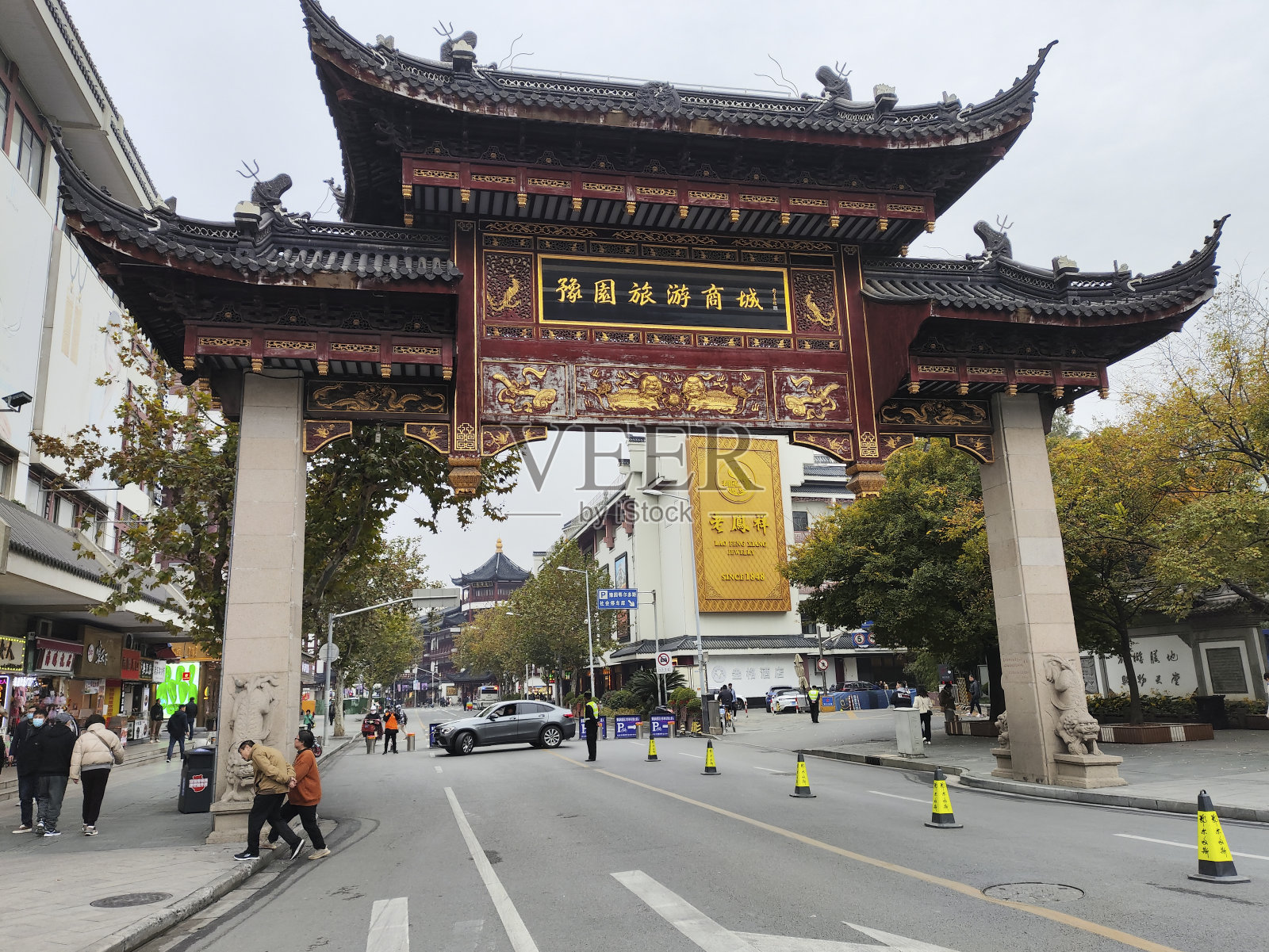 上海豫园商业区位于中国上海照片摄影图片