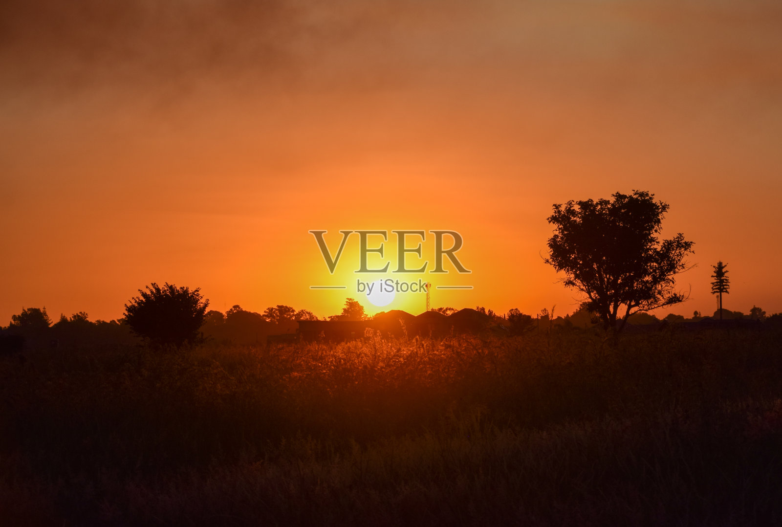 美丽的晚霞照片摄影图片