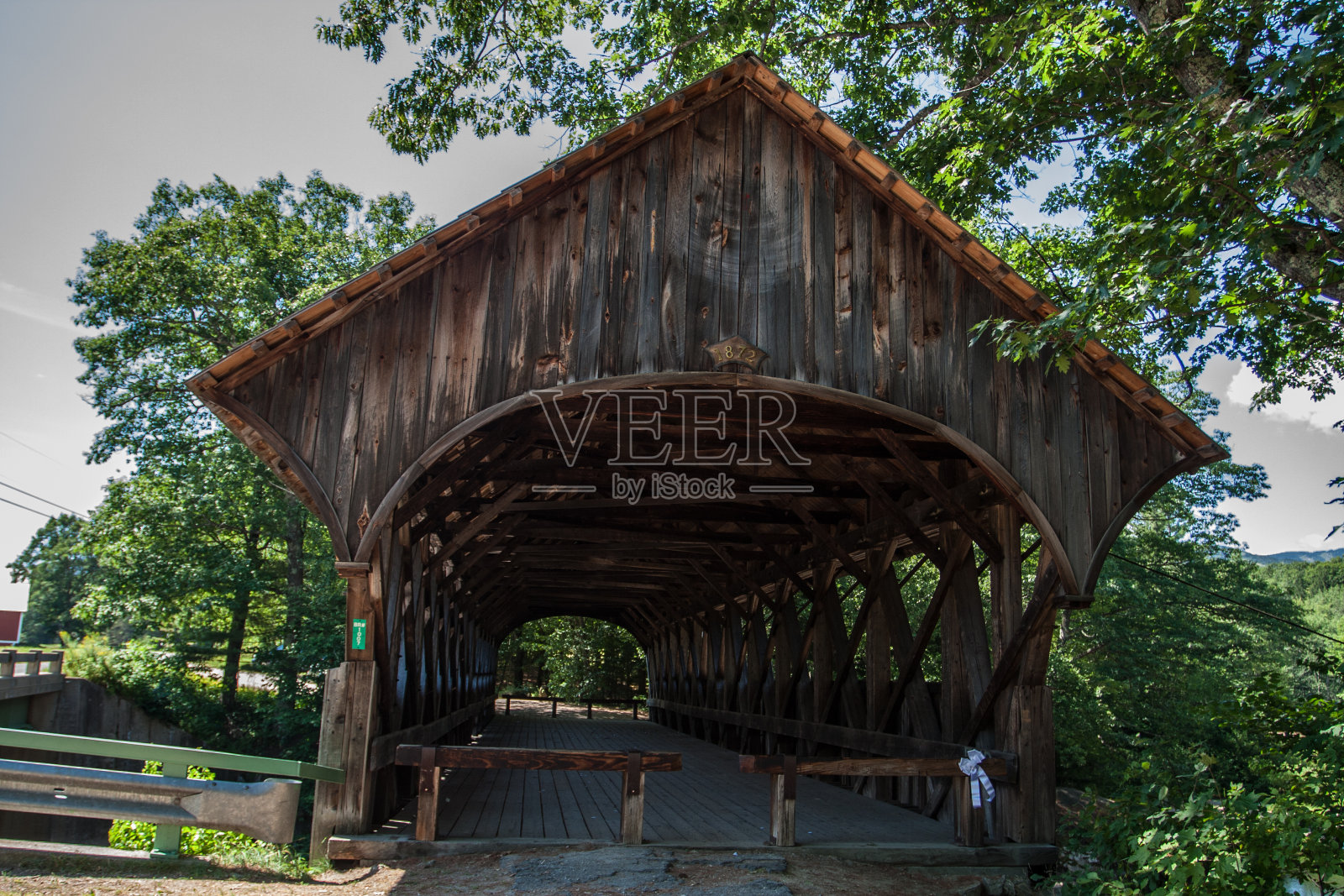 缅因州伯特利盖桥照片摄影图片