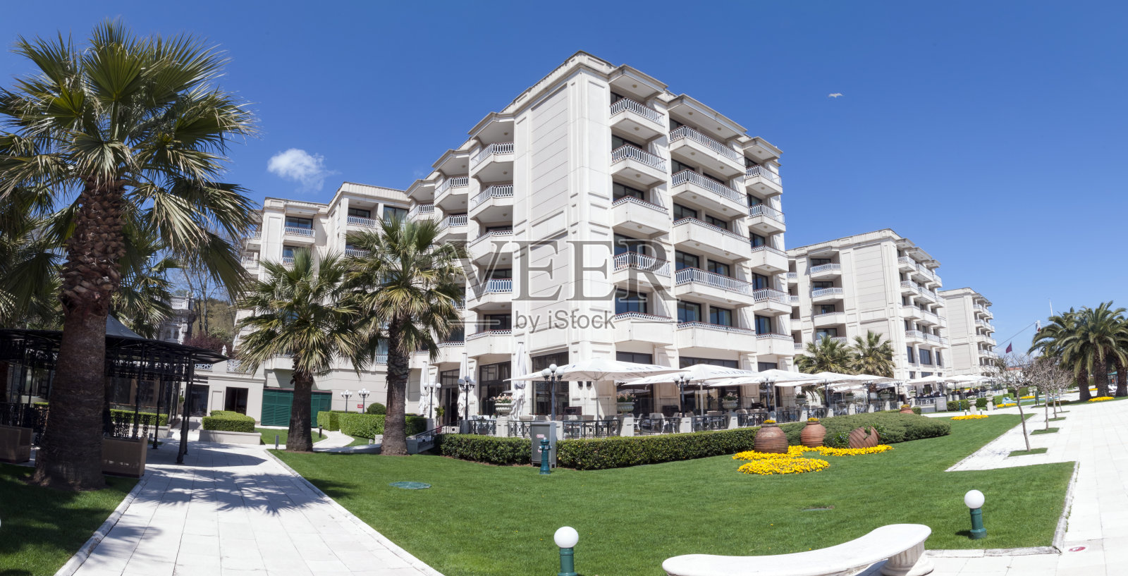 伊斯坦布尔的Ciragan宫殿照片摄影图片