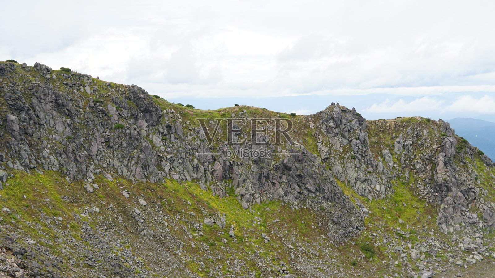 日本长野县上高知县附近的Yake山照片摄影图片