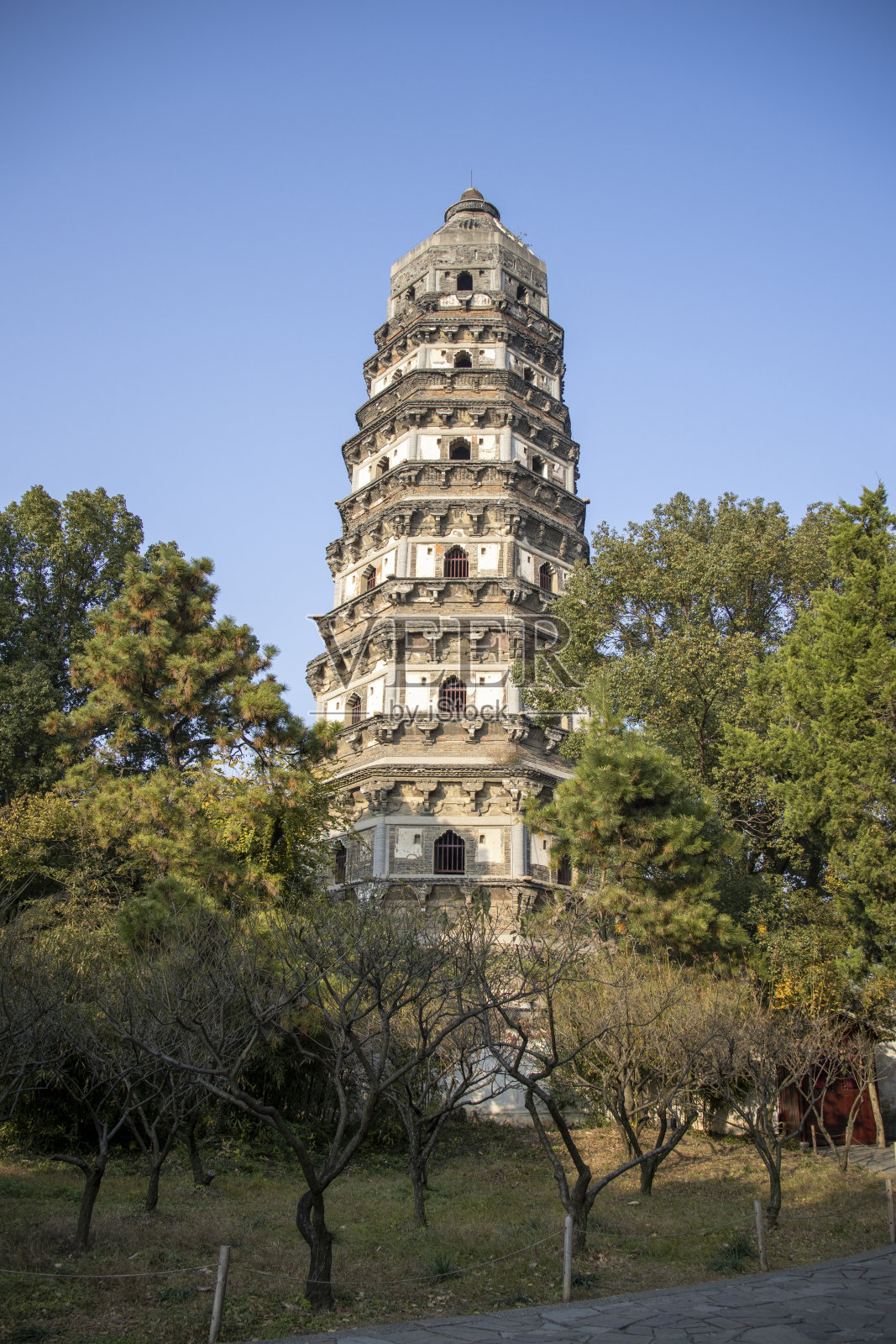 虎山塔位于中国苏州虎山风景区照片摄影图片