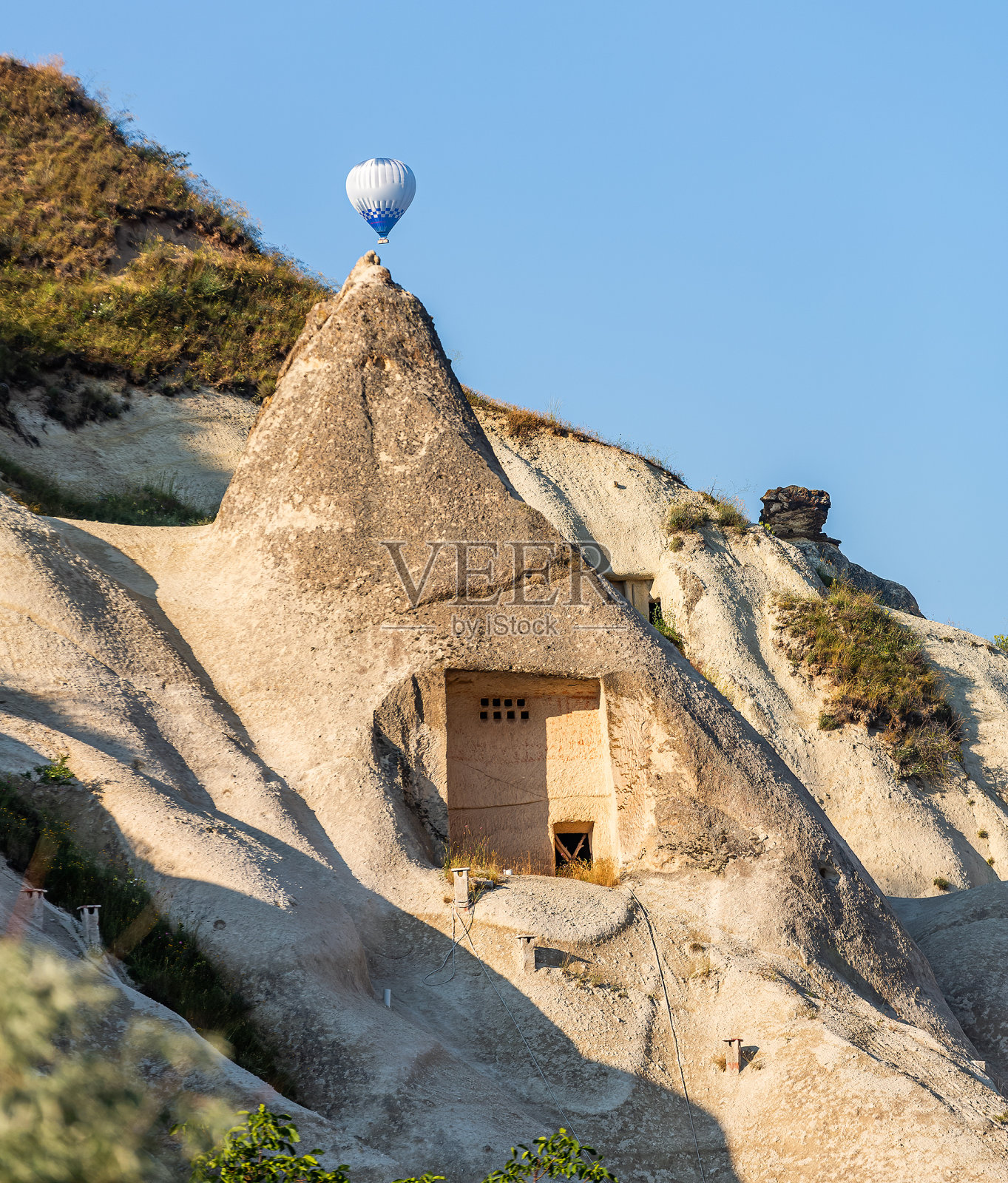 卡帕多西亚的Goreme (Göreme)热气球照片摄影图片