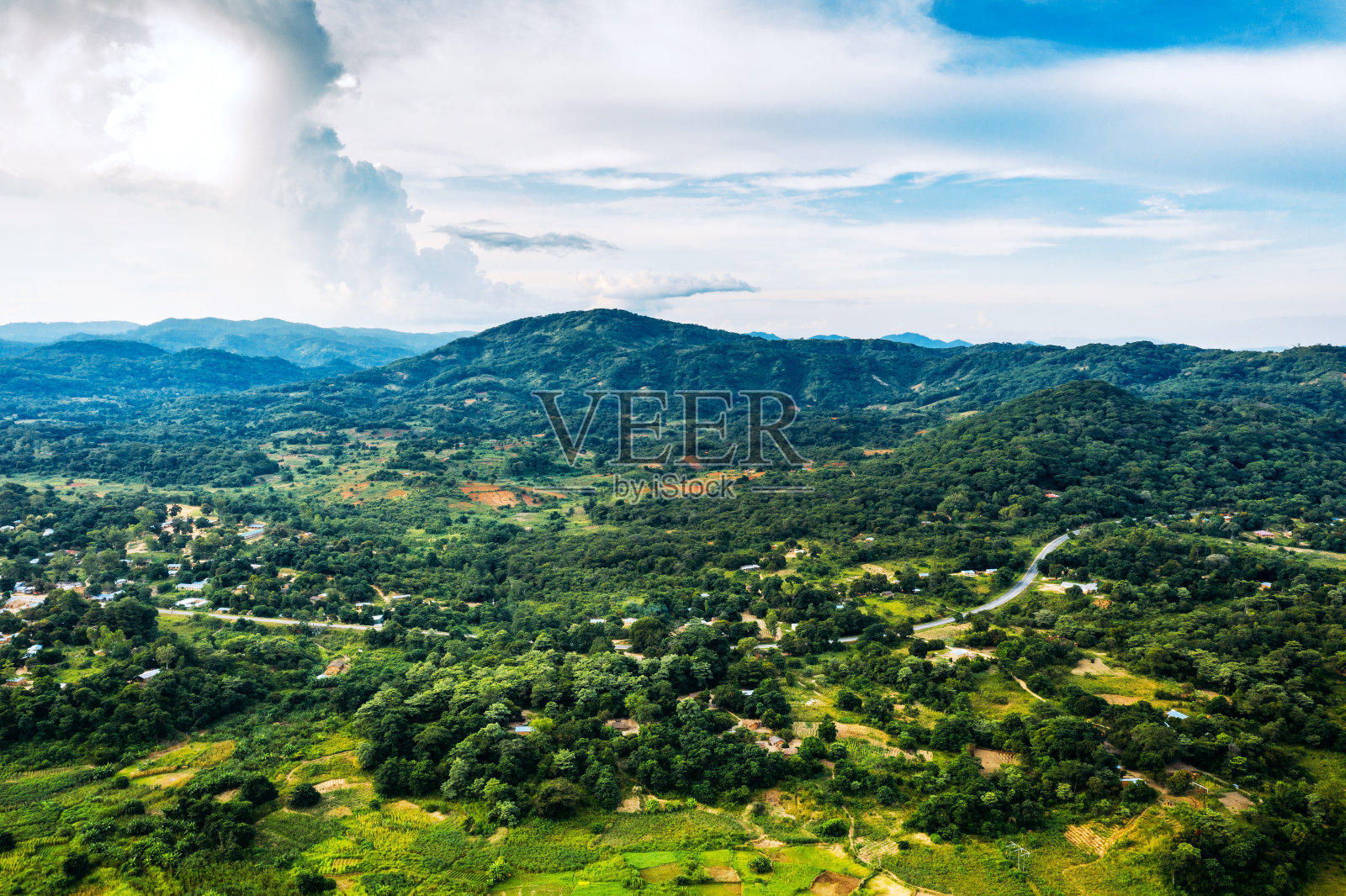 非洲马拉维的鸟瞰图照片摄影图片
