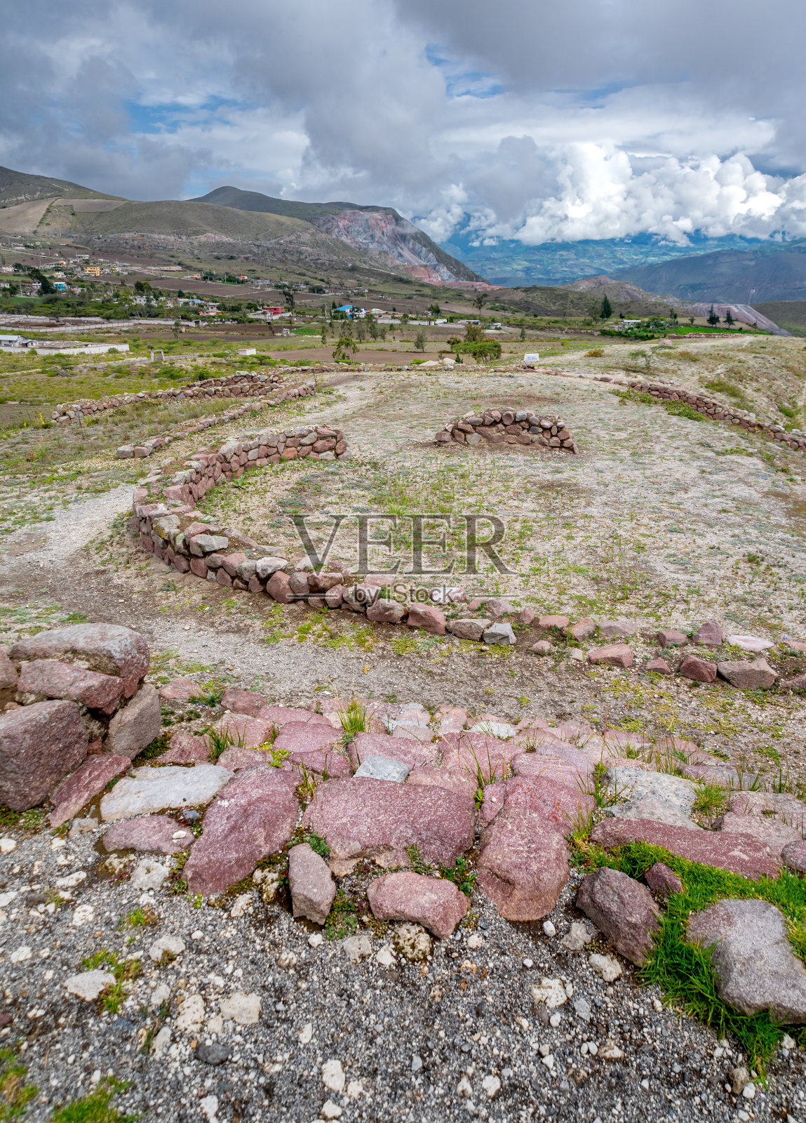 厄瓜多尔的鲁米库丘遗址照片摄影图片