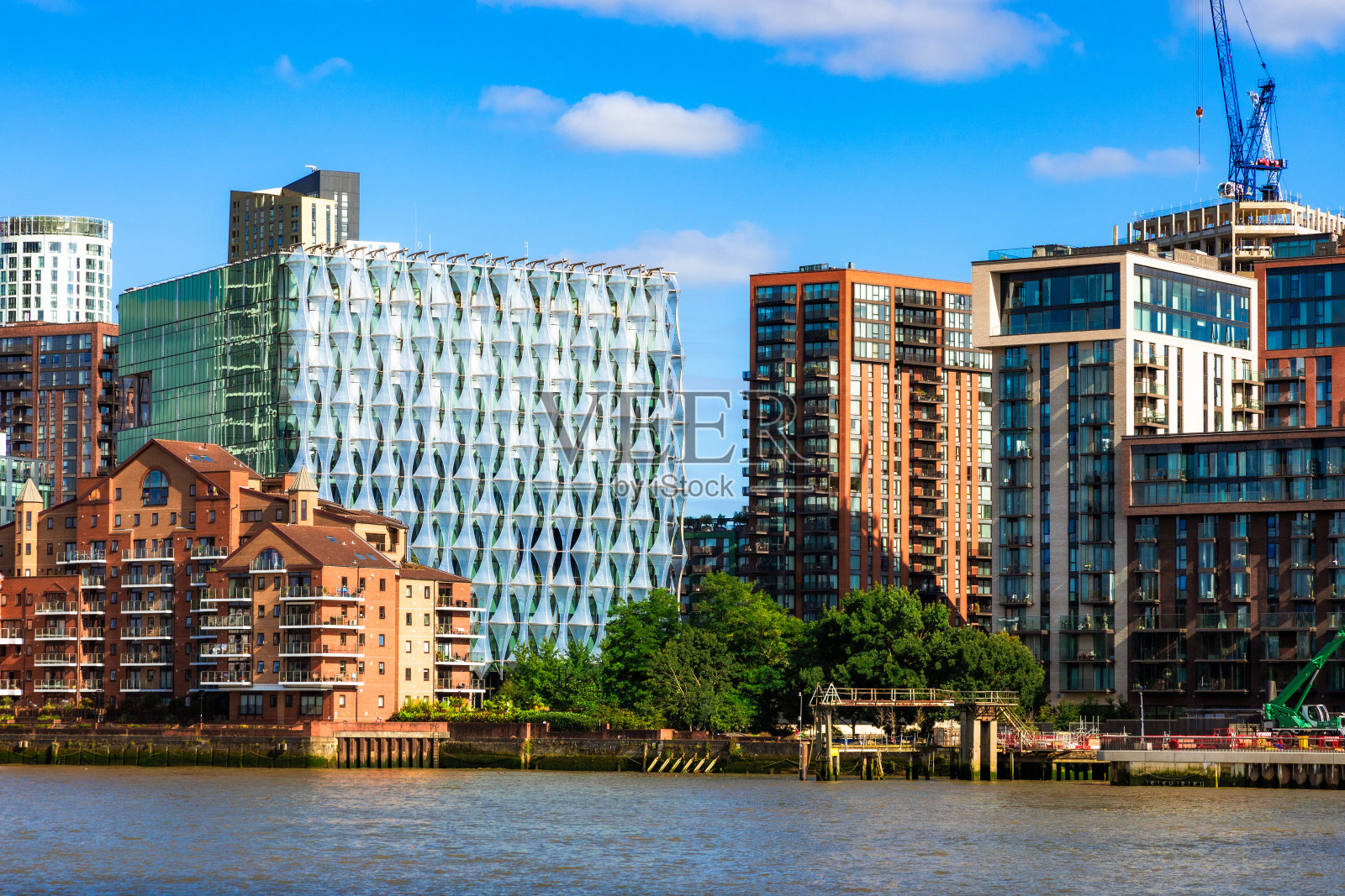 位于英国伦敦沃克斯豪尔九榆树的美国大使馆照片摄影图片