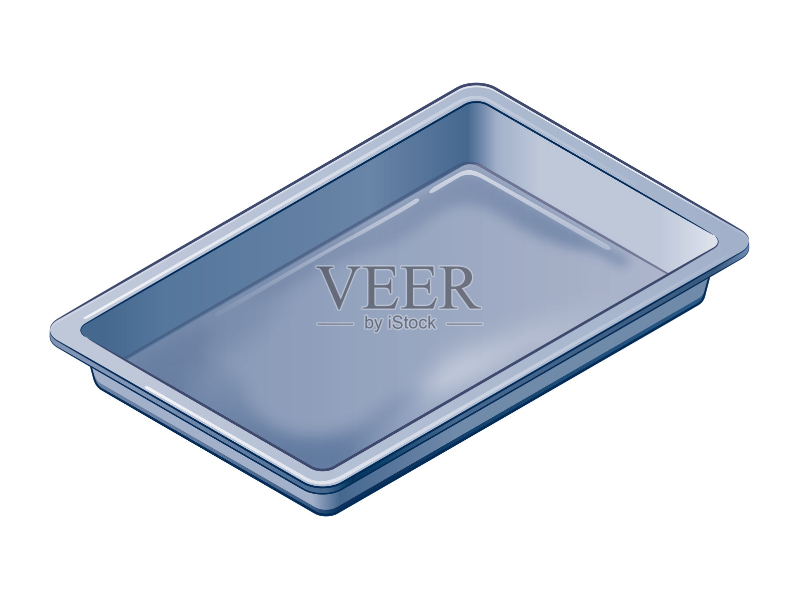 不锈钢托盘插画图片素材