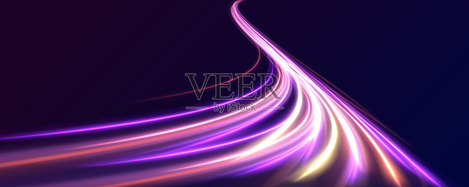 线，城市，光，车，运动插画图片素材