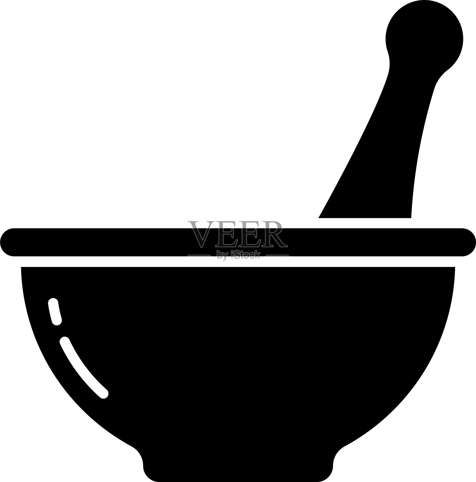 砂浆固体字形矢量插图插画图片素材