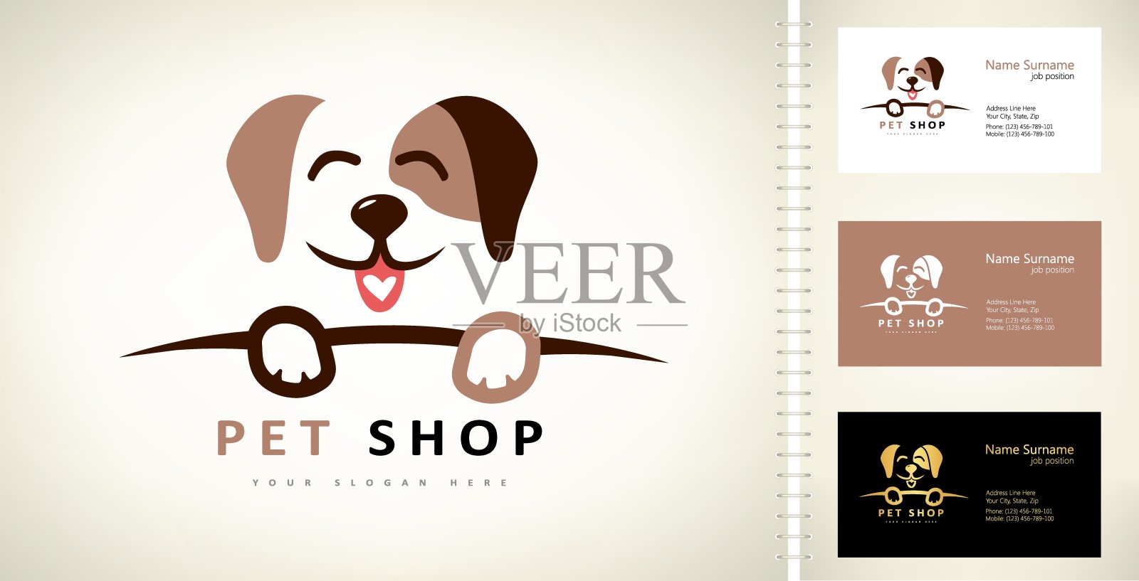 狗向量。小狗的动物。宠物设计。插画图片素材