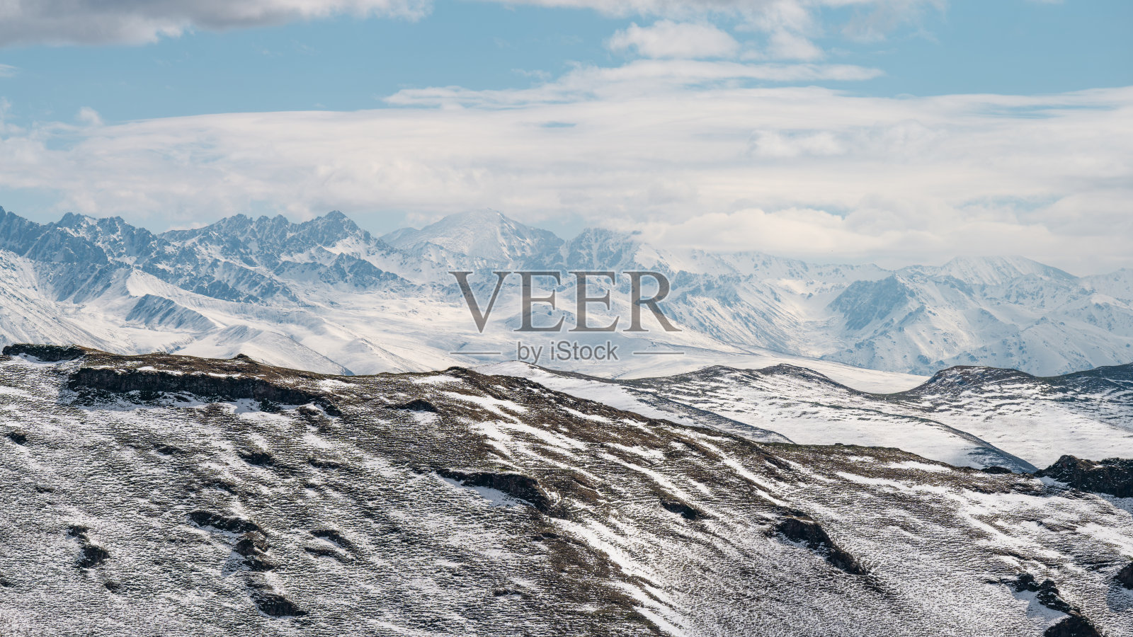 中国新疆217国道杜库公路沿线风景照片摄影图片