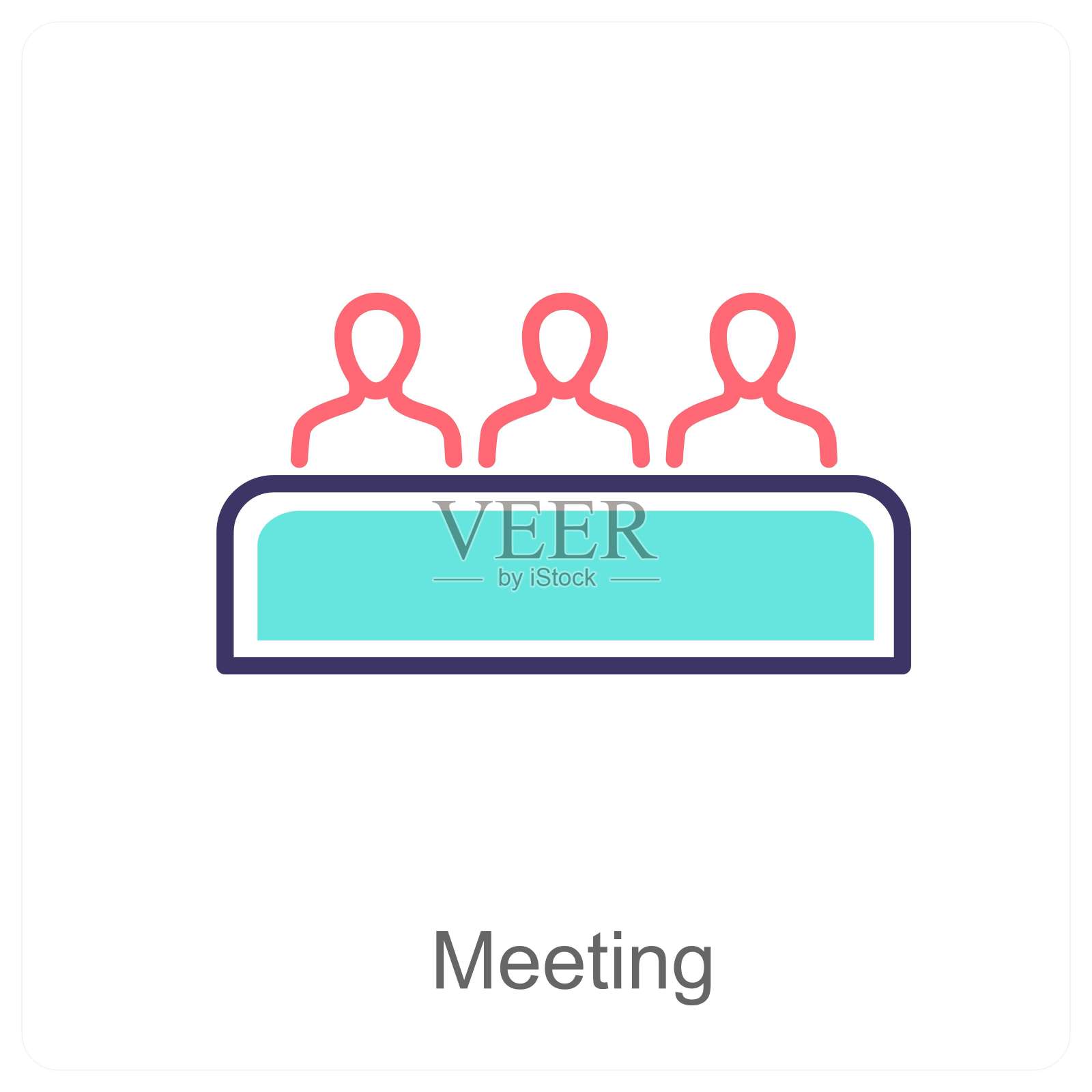 会议插画图片素材