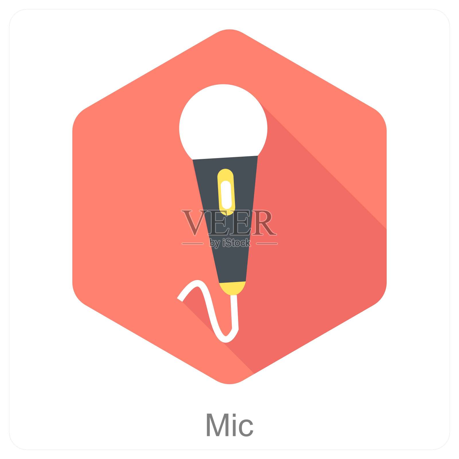 麦克风插画图片素材