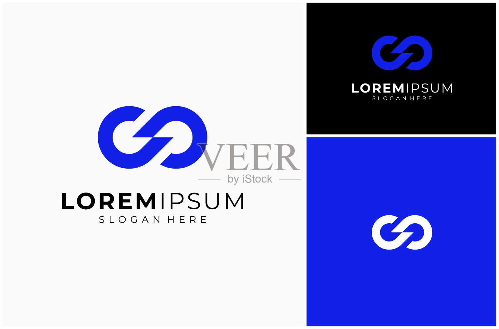 无限循环无限莫比乌斯技术抽象现代矢量设计插图插画图片素材