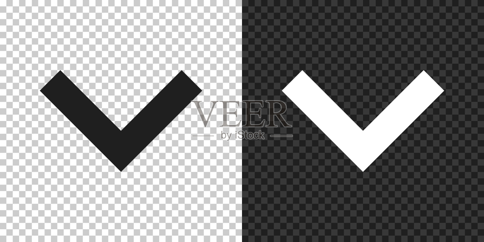 雪佛龙。空白背景上的设计图标插画图片素材