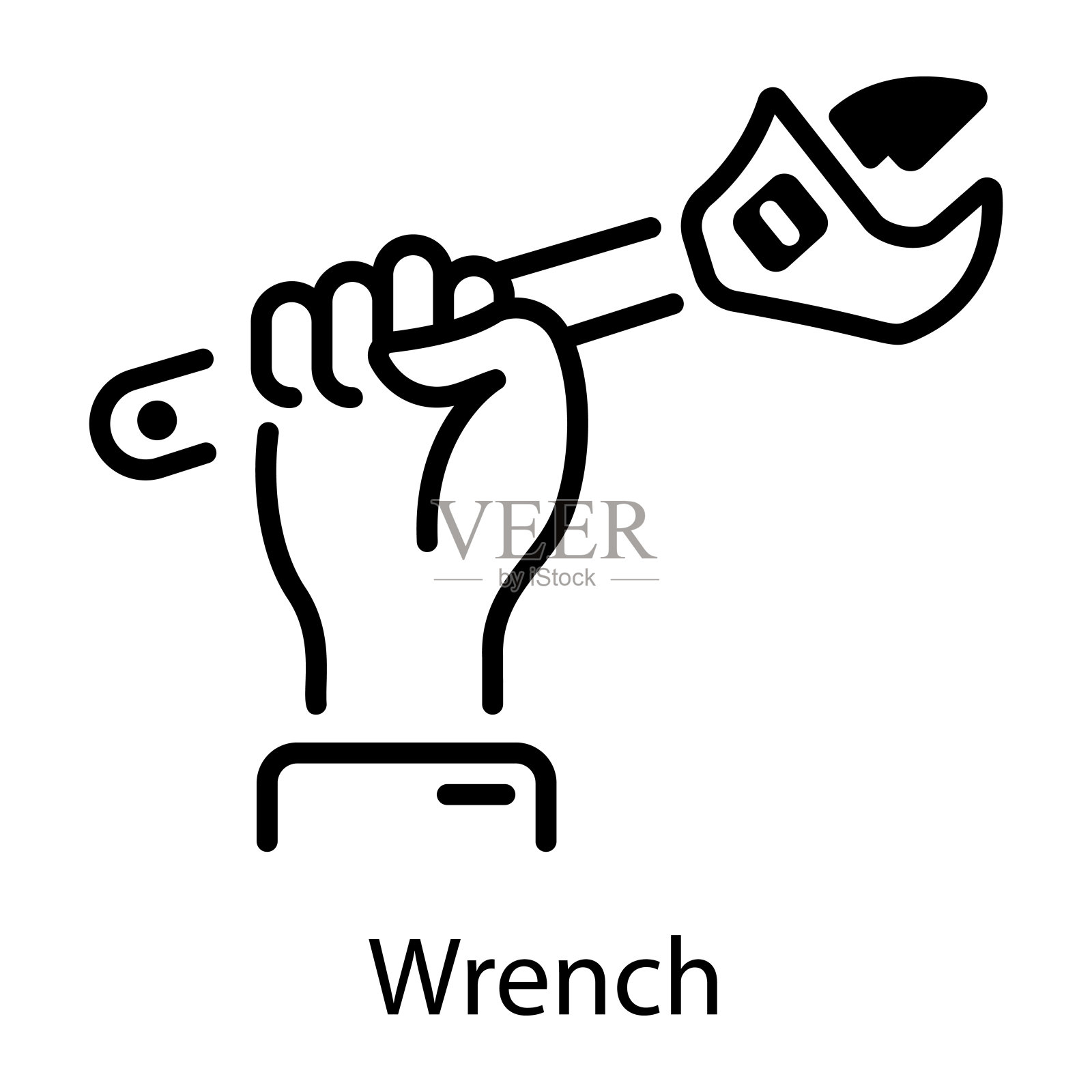 扳手插画图片素材