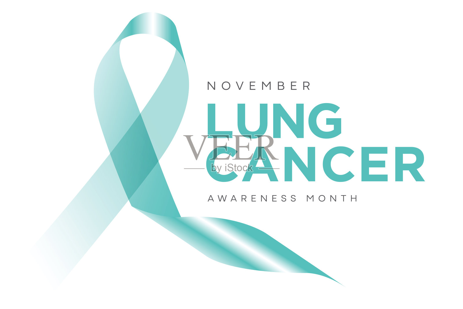 11月，肺癌宣传月。矢量插图股票插图插画图片素材