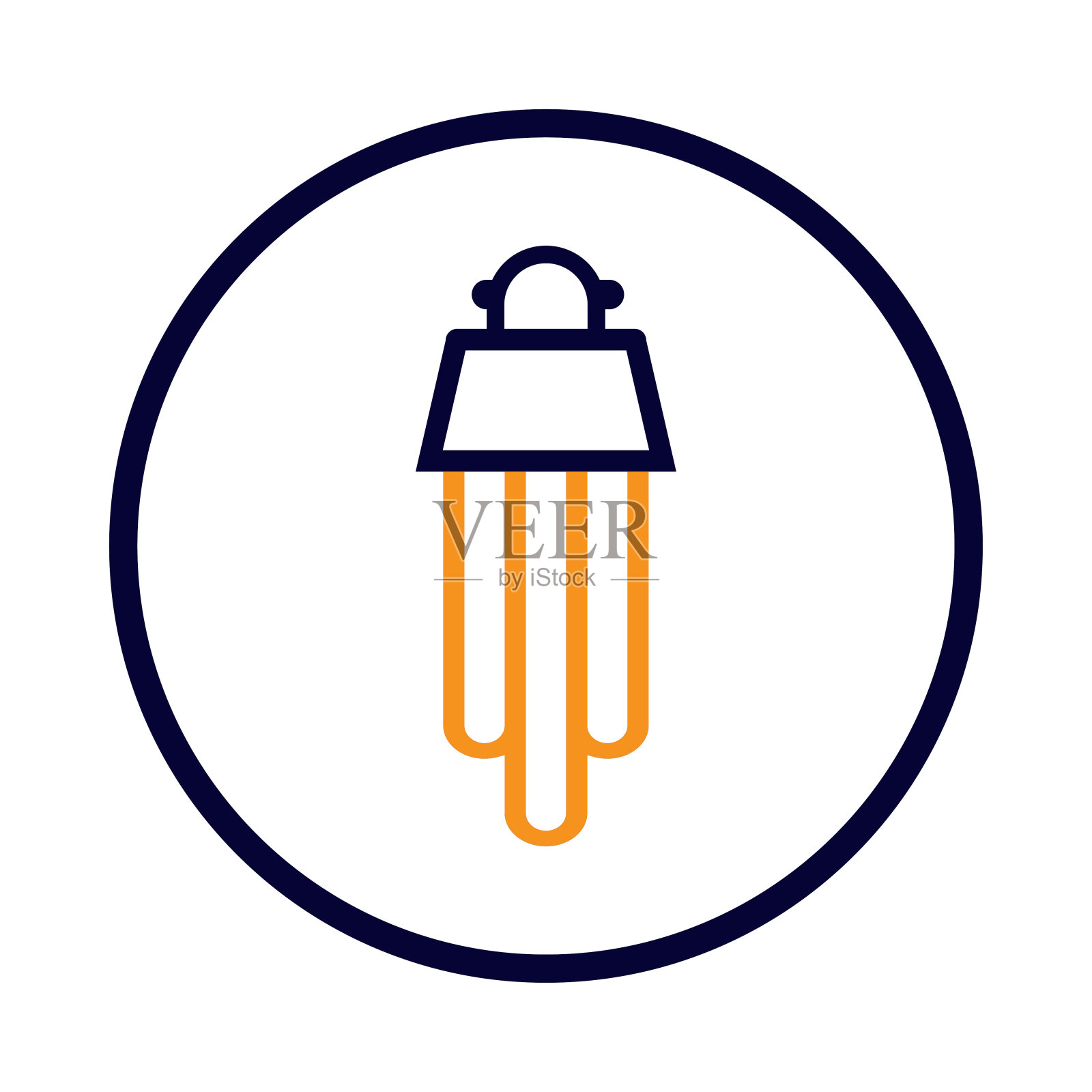 灯泡，灯泡，想法，电灯泡，能源灯泡，高效灯泡图标插画图片素材