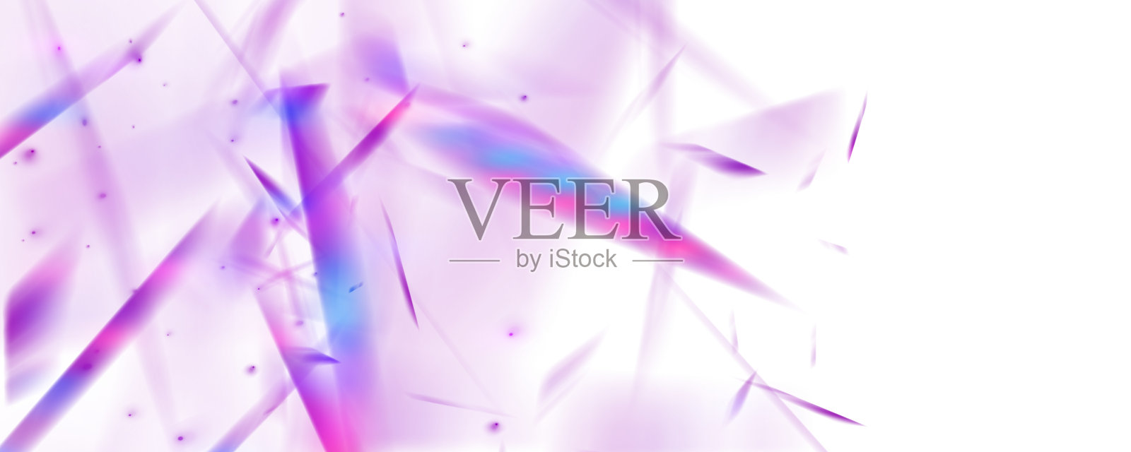 空灵镜头彩虹光条纹透明效果插画图片素材