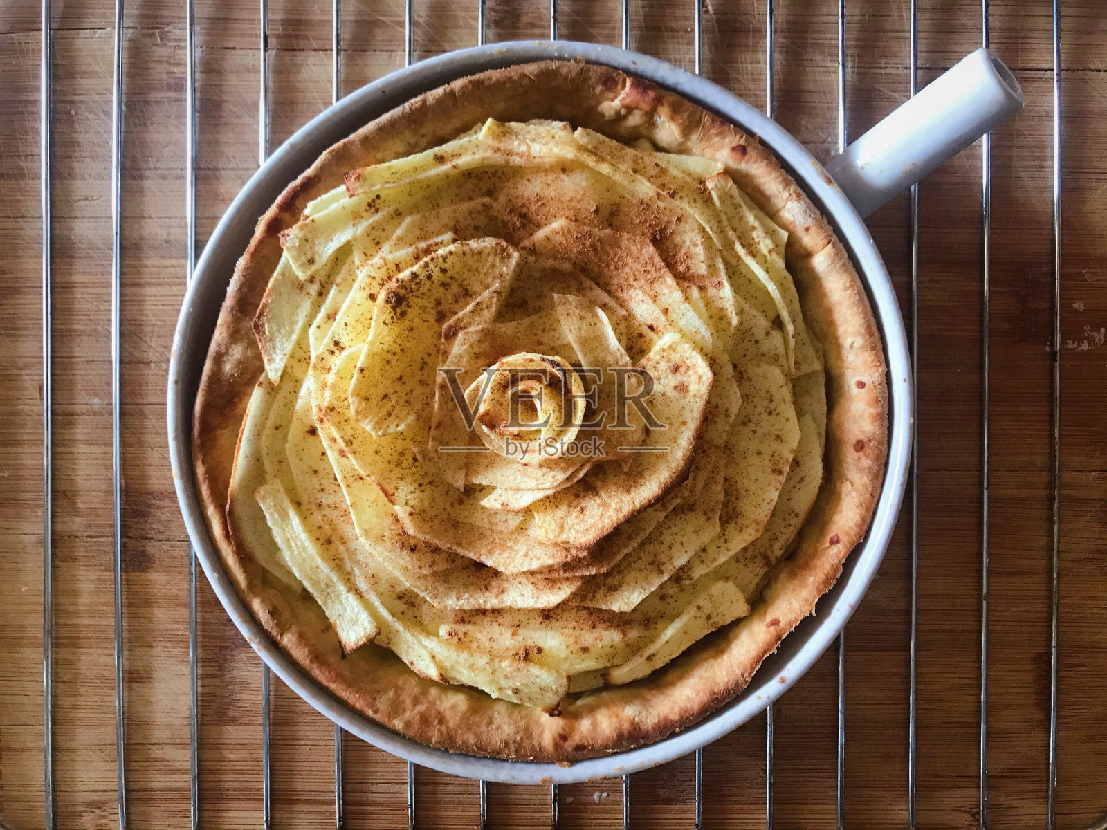 法式苹果派照片摄影图片