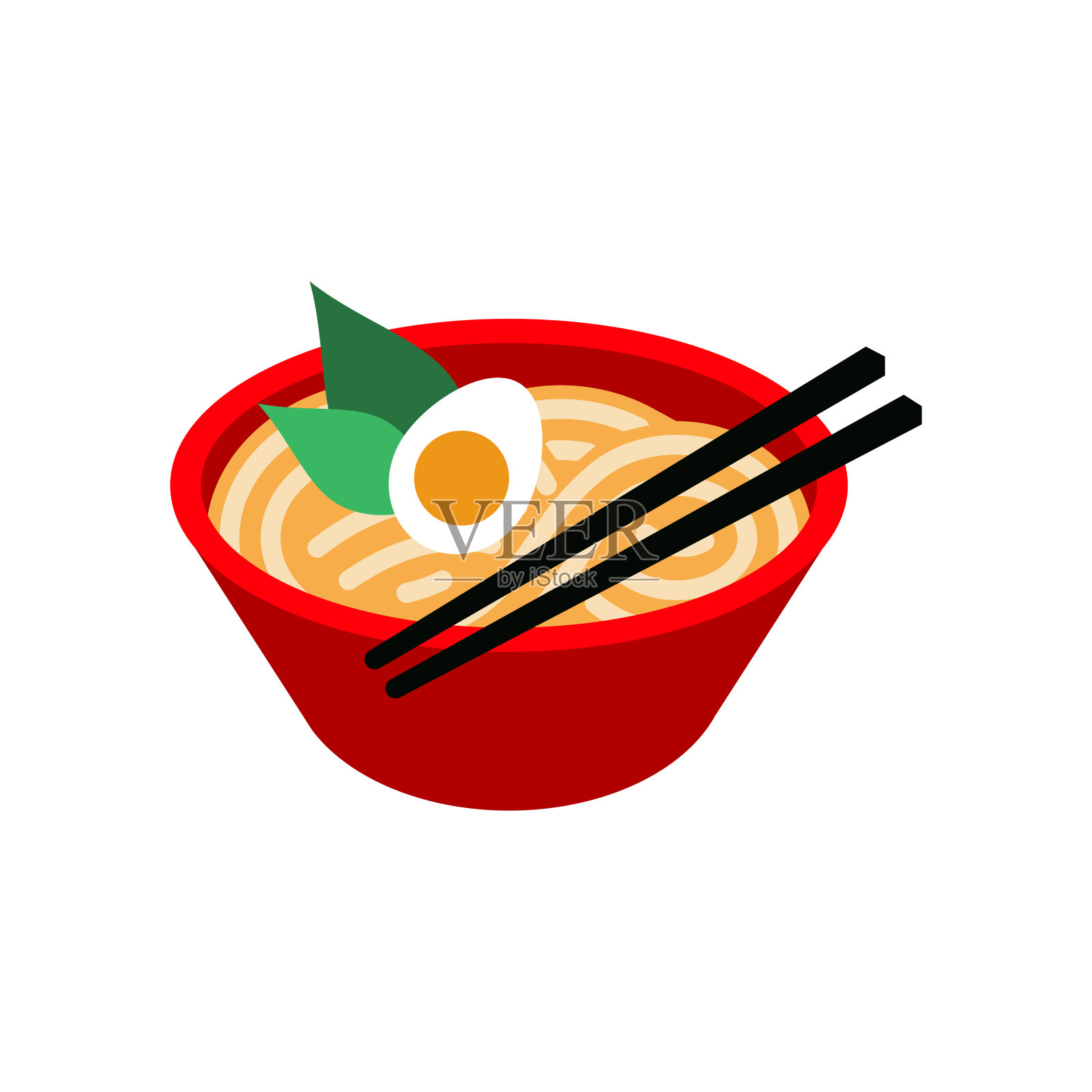 拉面图标插画图片素材