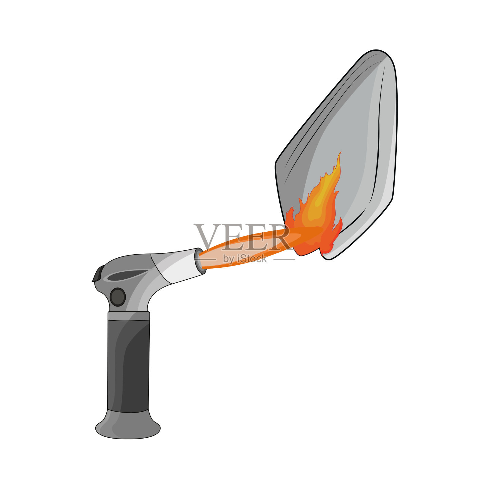 厨房打火机插画图片素材