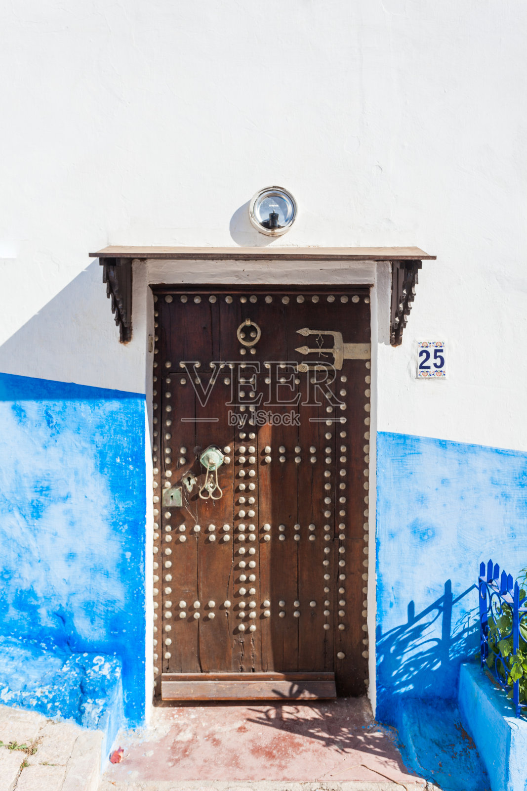 摩洛哥的门照片摄影图片