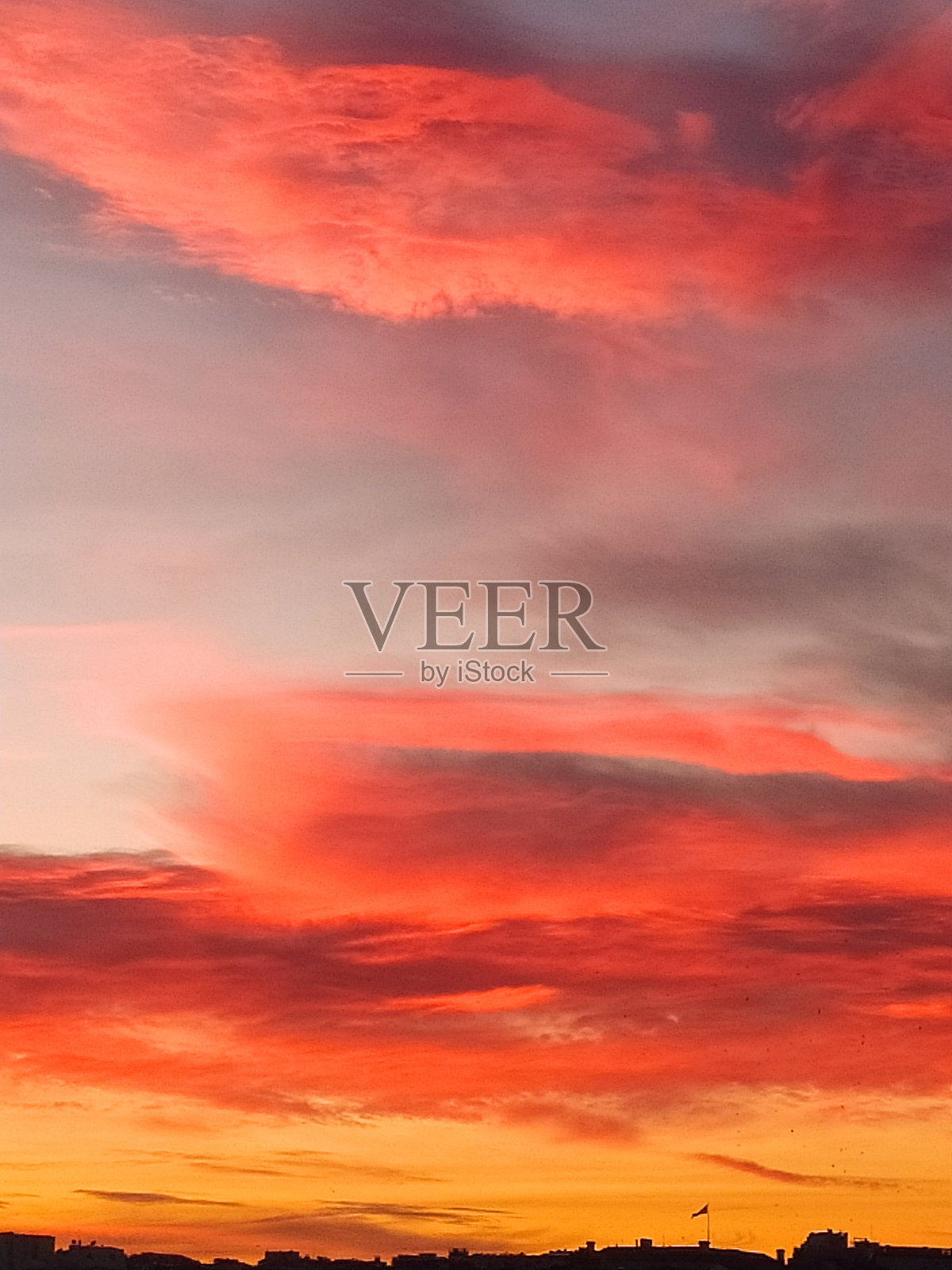 天空,夕阳照片摄影图片