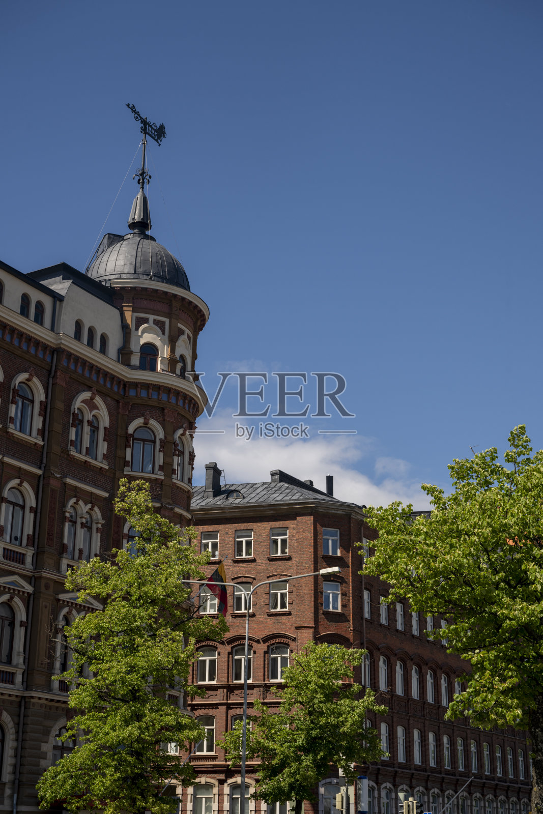 赫尔辛基的老建筑照片摄影图片