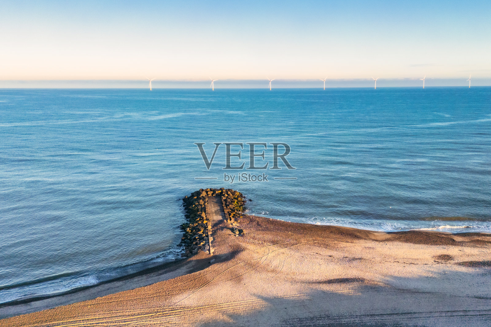 丹麦——费林海滩照片摄影图片