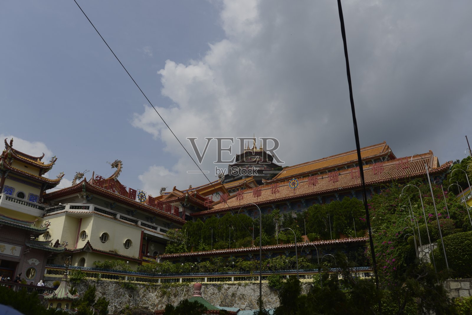 在建寺庙照片摄影图片