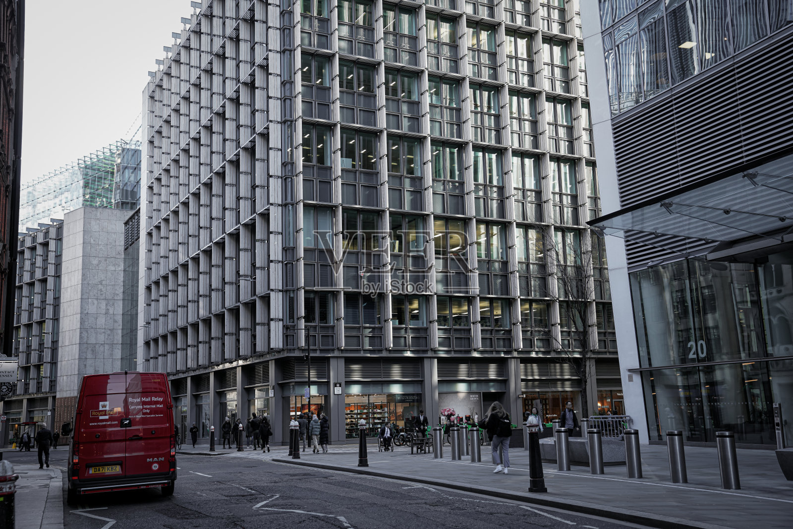 伦敦金融城金融区，芬丘奇街20号摩天大楼，对讲机大厦照片摄影图片