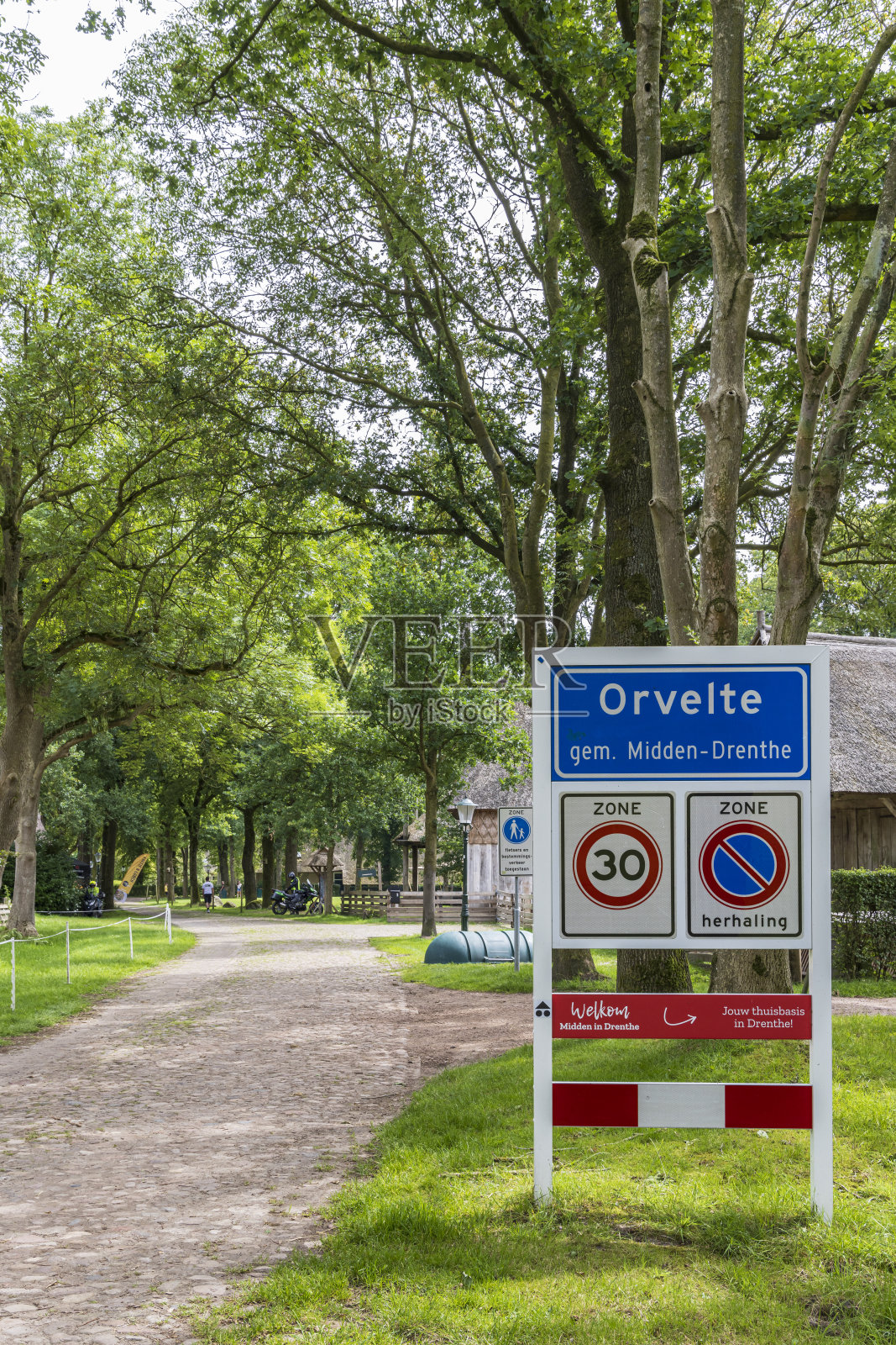 荷兰Orvelte的城市景观博物馆村照片摄影图片