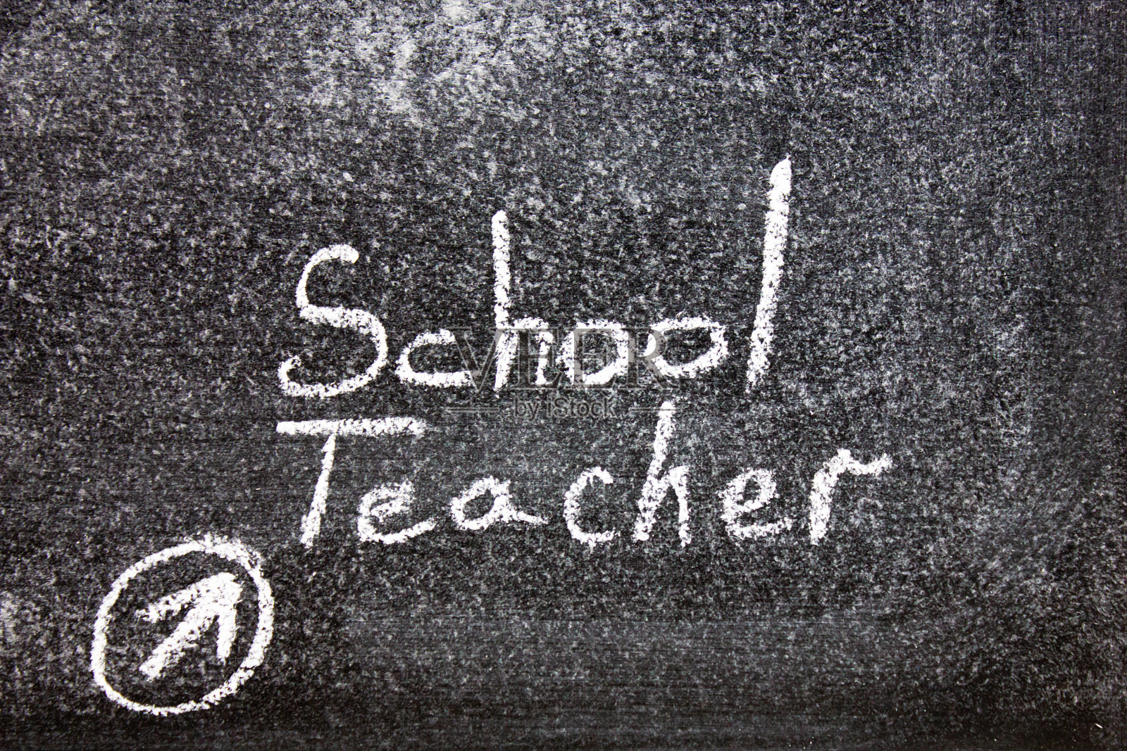 学校老师课文，黑板上写黑板。学校老师的观念就在黑板上。照片摄影图片