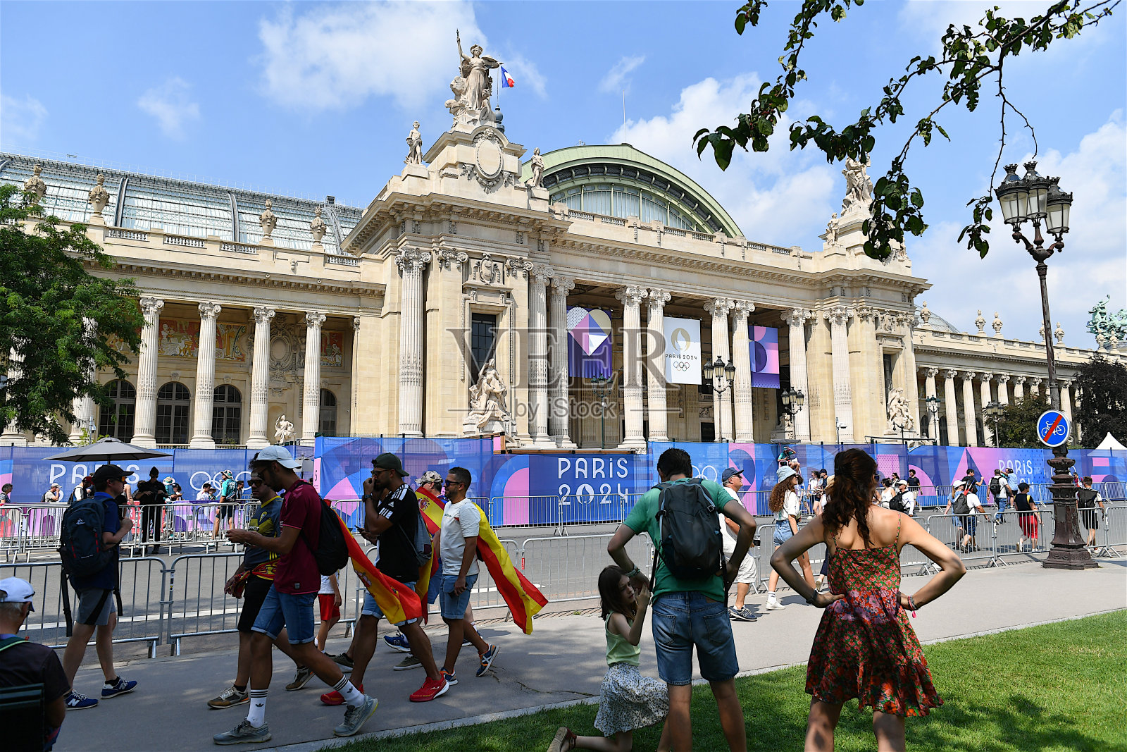 法国巴黎巴黎大皇宫。照片摄影图片