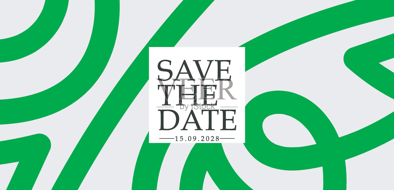 保存日期横幅。可以用于商业、营销和广告吗插画图片素材