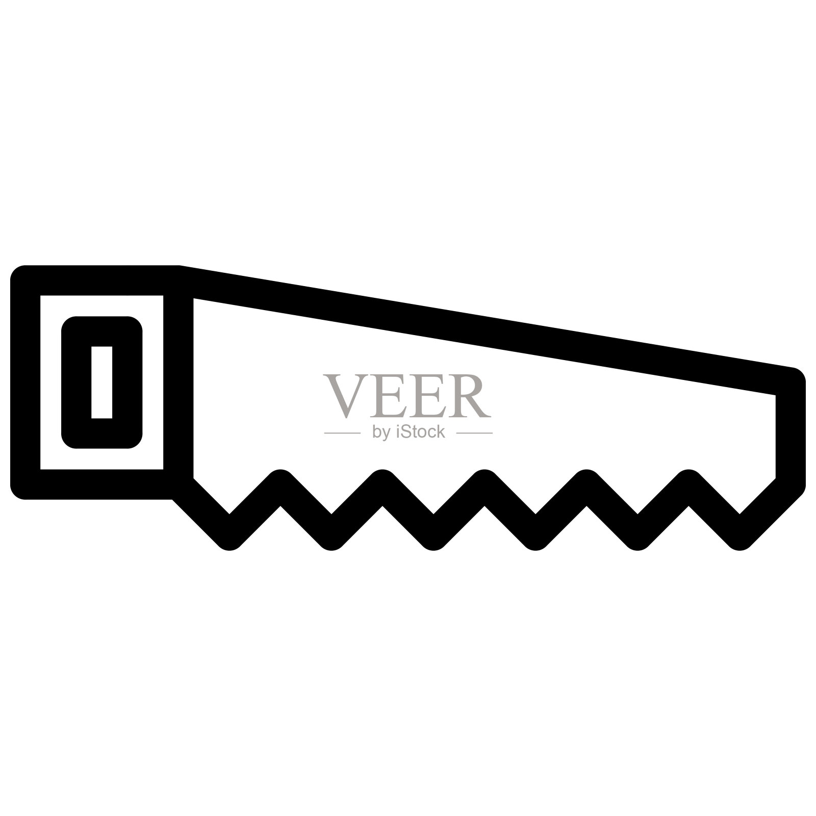 锯施工设备工具图标插画图片素材