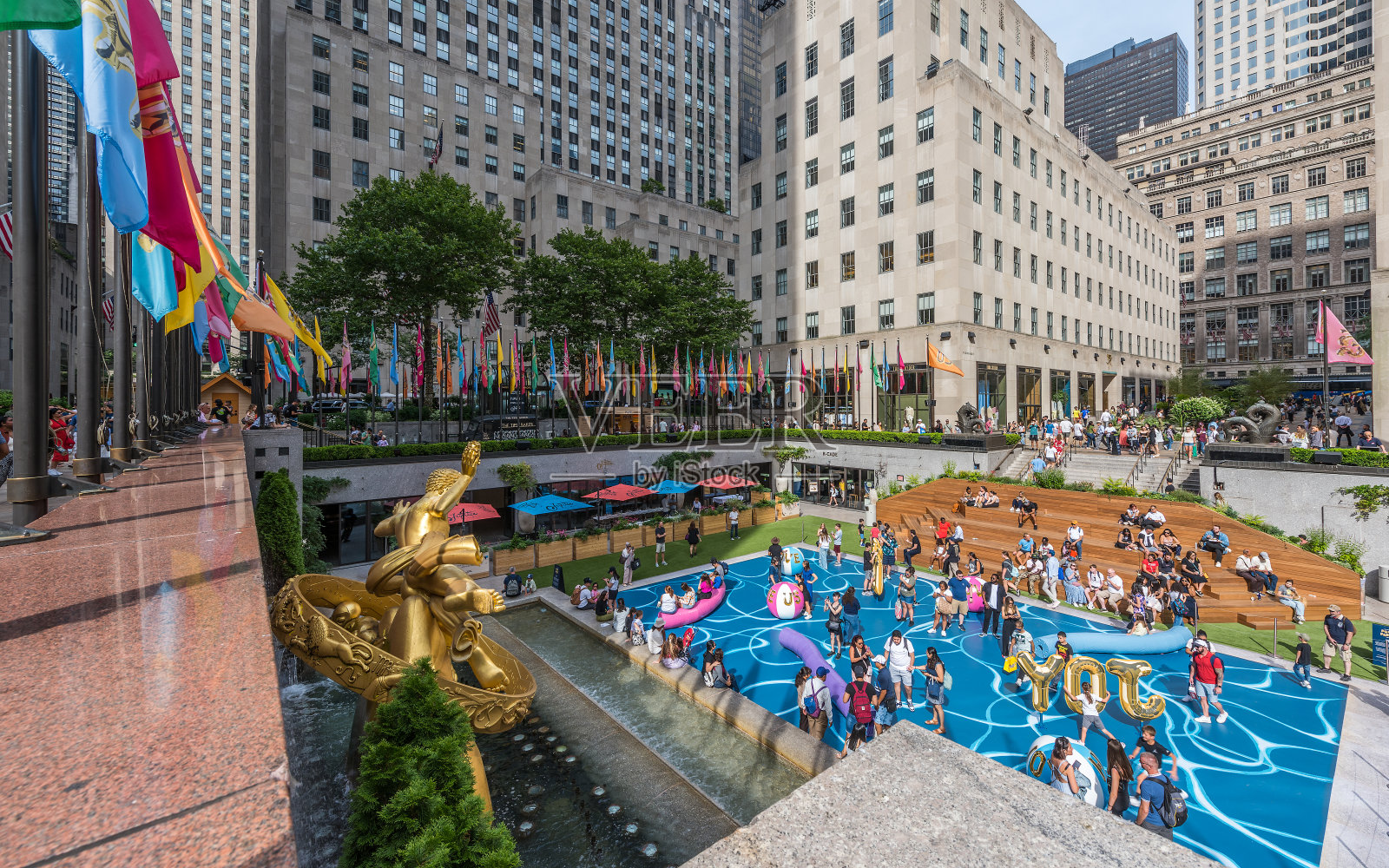 洛克菲勒中心照片摄影图片