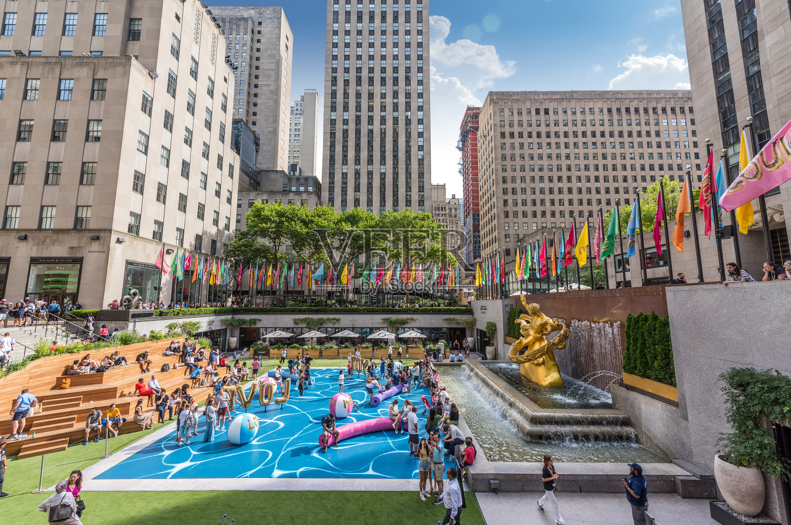 洛克菲勒中心照片摄影图片