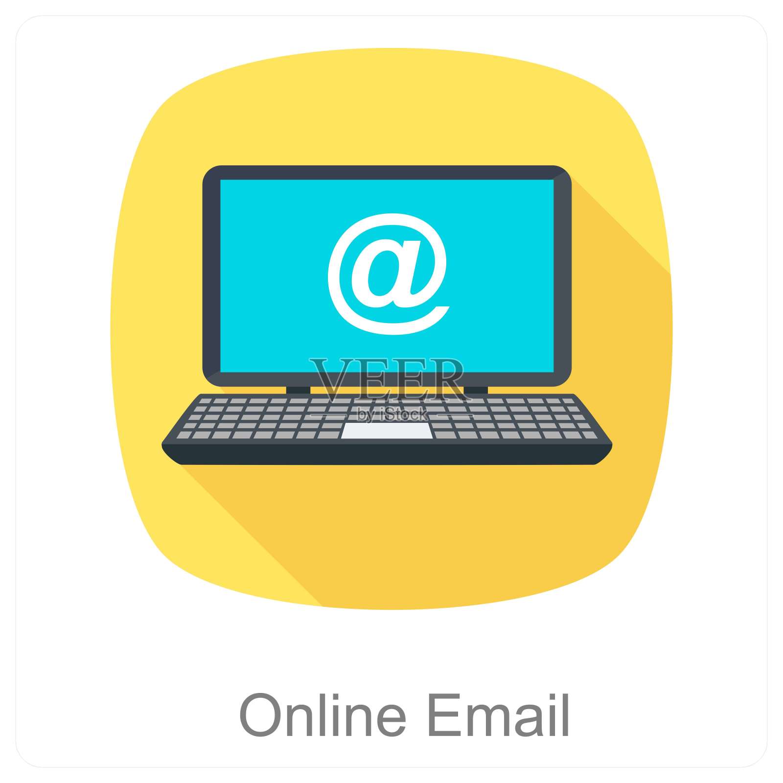 在线电子邮件插画图片素材