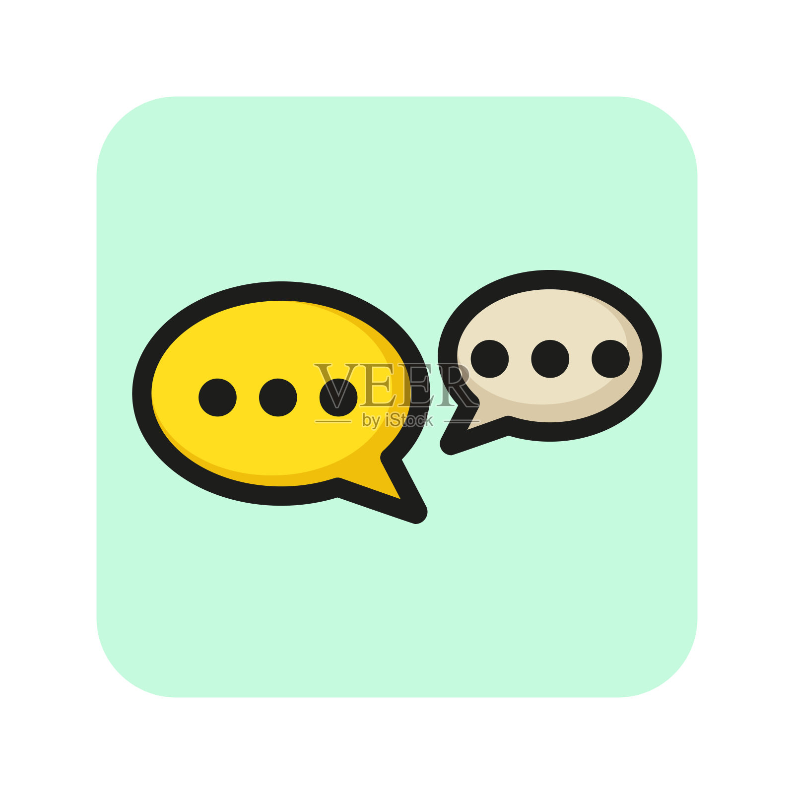 通话线图标插画图片素材