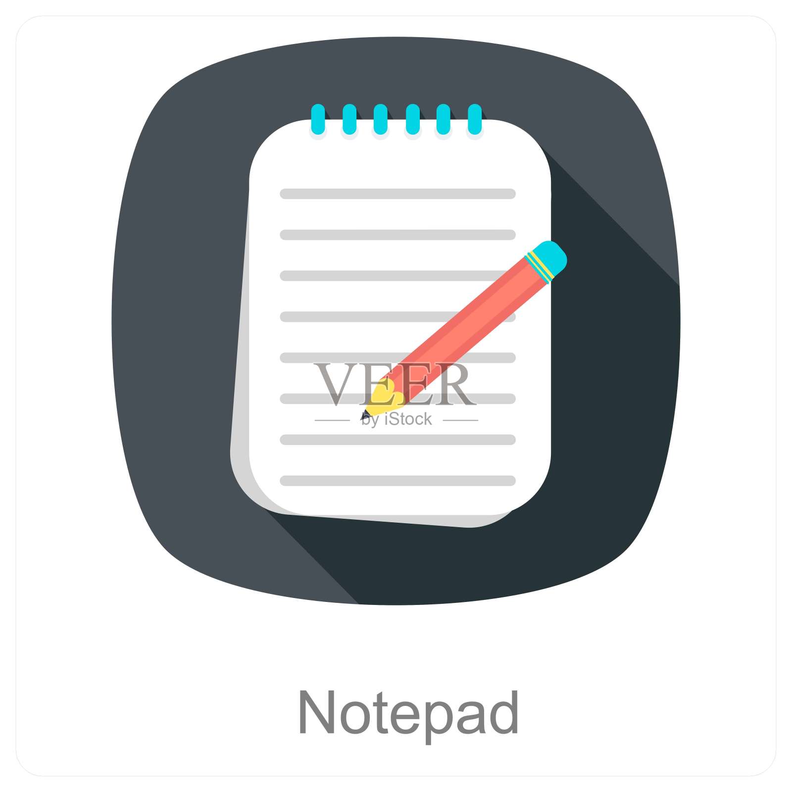 记事本插画图片素材