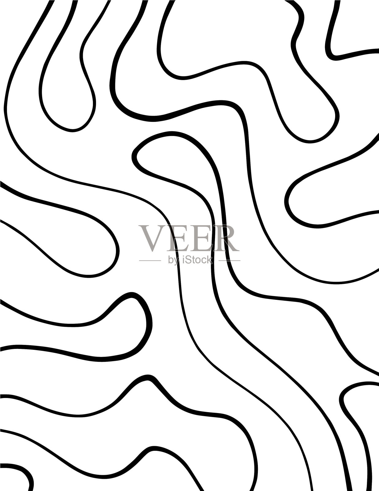 抽象线条背景图案纹理几何现代极简主义图形矢量设计艺术造型插图插画图片素材